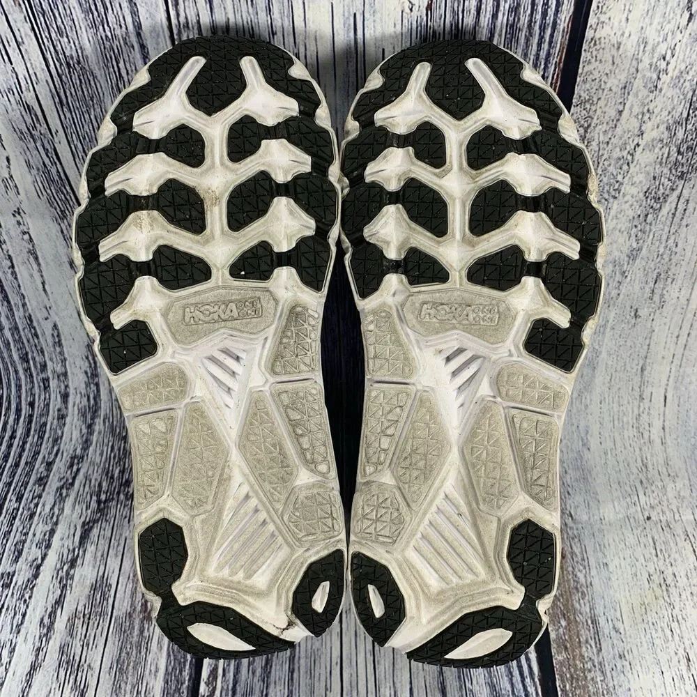 Hoka One One Clifton 7 Black White Sneakers 1110508 Men’s 8.5